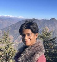 Vaishnavi outside