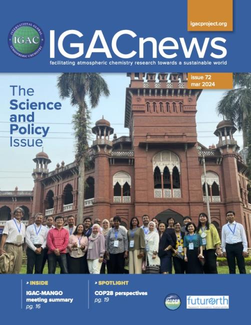 IGAC Mango group photo and cover of IGACnews