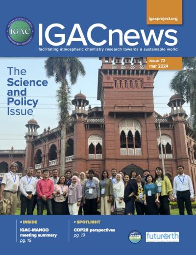 IGAC Mango group photo and cover of IGACnews